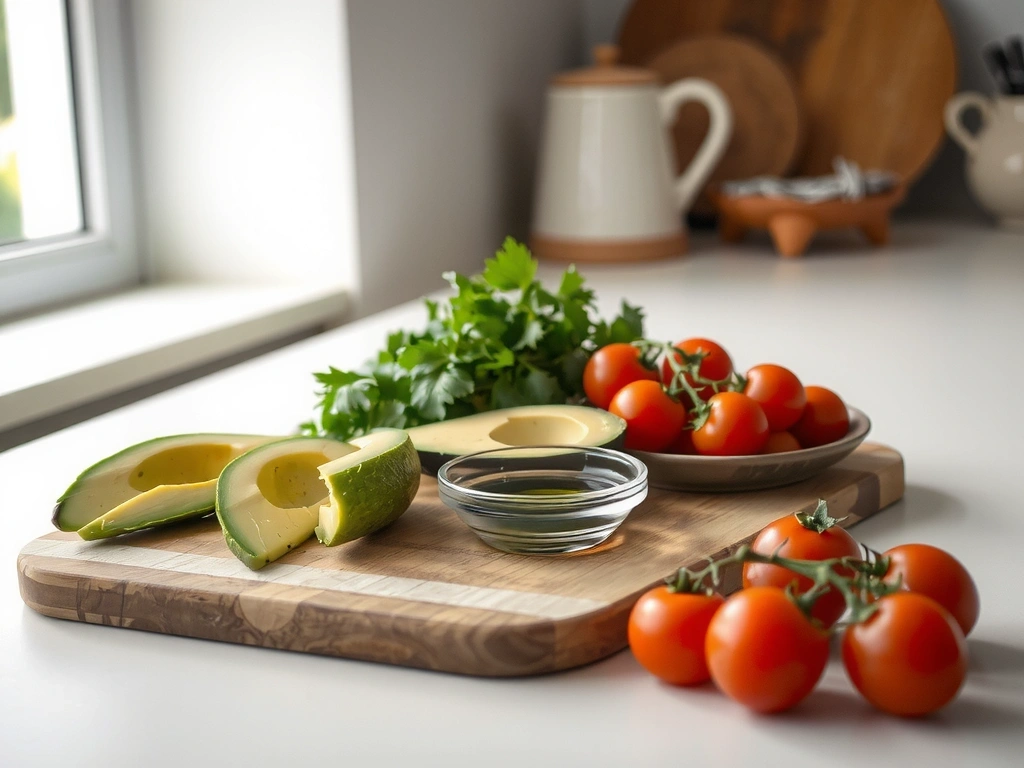 Frische Zutaten für gesunde Ernährung