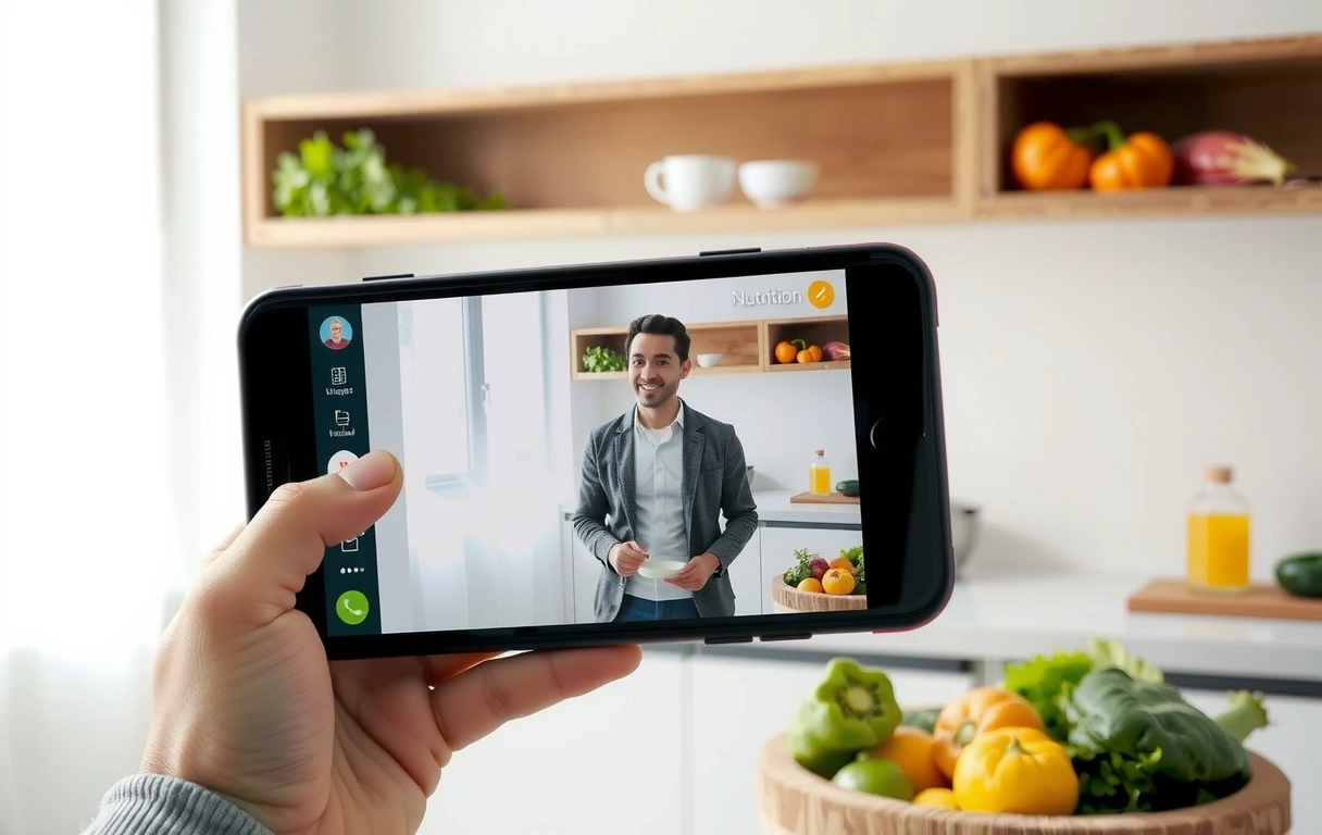 Online-Beratung am Smartphone